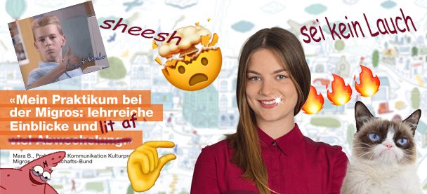 Wir suchen: Ehrenfrau/Ehrenmann für #Praktikum Social Media (100%, 6 Monate) mit Bachelor in Memeologie im Hauptfach &amp; ohne Angst vor @Zukkihund
Deine Aufgabe u.a.: freshe Inhalte für Migros-Kanäle kreieren (sagt man noch fresh?)
Mehr Infos: migros-gruppe.jobs/de/unsere-unte…
#migroschind