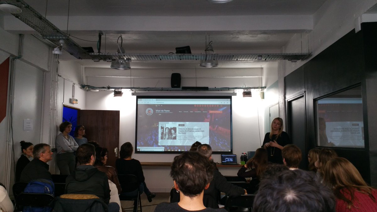 CNM_frenchmusic's tweet photo. 🇫🇷 - Agréable moment ce matin dans nos locaux parisiens, en compagnie de nos nouveaux adhérents. L'occasion de présenter nos équipes, nos services et la nouvelle plateforme @what_thefrance !

A bientôt pour un prochain moment d'échange 👋 https://t.co/HoQ1WvkwWm