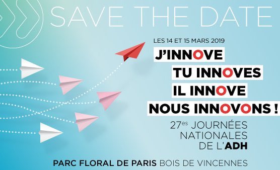 L_Adh's tweet photo. SAVE THE DATE🗓️ 
Les journées nationales de l'@L_Adh se tiendront les 14 et 15 mars prochains au parc floral de Paris. Cette année, c'est l'#innovation qui sera mise à l'honneur ! Une surprise vous attend...
Inscrivez-vous vite auprès de la permanence de @L_Adh !!! https://t.co/fYDgdaebXr