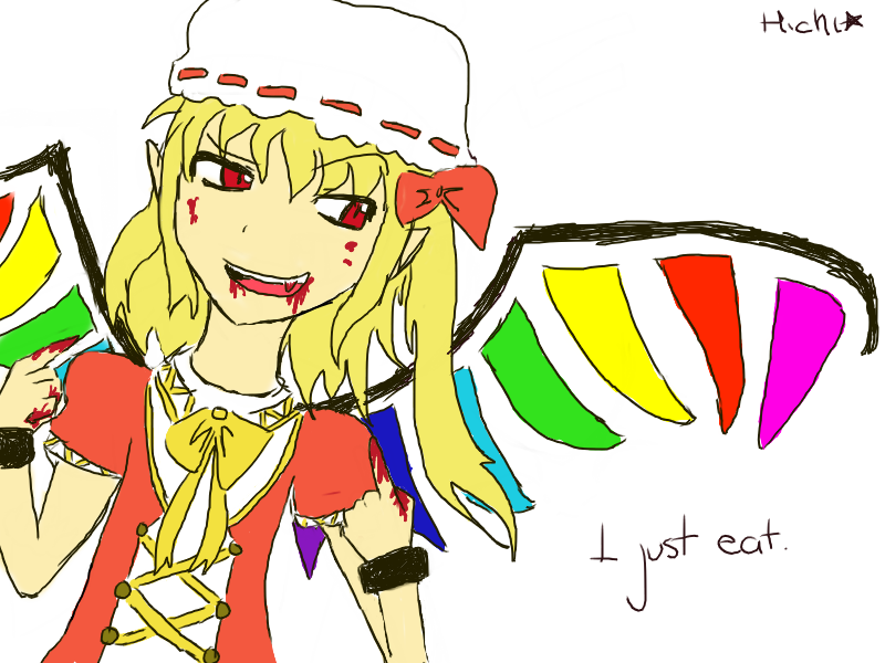 niceglitch's tweet image. 2010 flandre fanart  // #drawagain work in progres