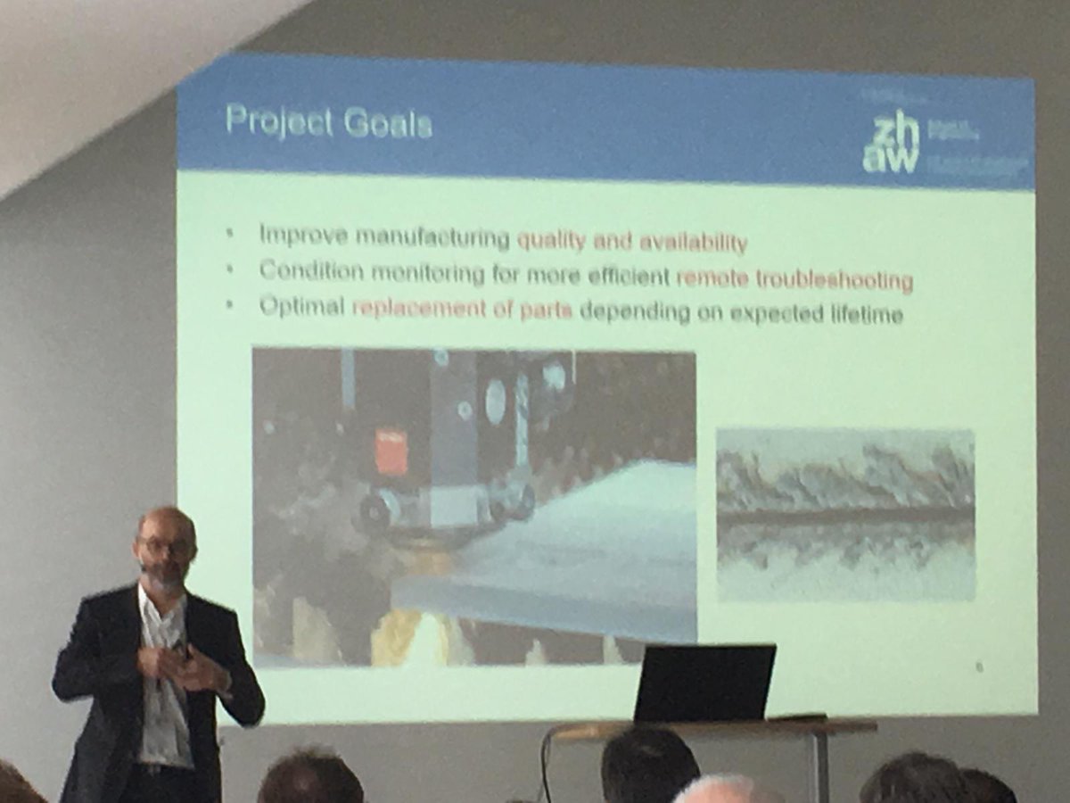 DataInnoCH's tweet photo. At #maintenanceCH #conference, Kurt Stockinger of @DataScienceCH @engineeringzhaw talks about #platforms and #architectures for #storage and #analysis of #streaming #data. He says for projects #datamanagement is most important! #Spark #BigData #technology https://t.co/rvbVGFeQys