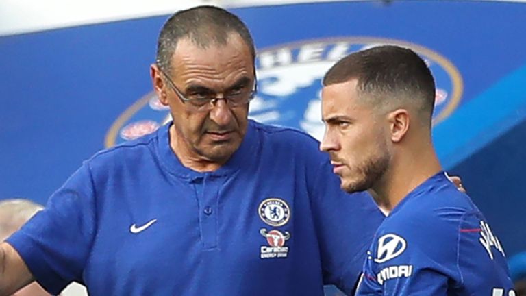 SkySportsPL's tweet photo. Eden Hazard says he is more suited to the philosophy of Chelsea head coach Maurizio Sarri than former boss Jose Mourinho.

👉 https://t.co/QRR8WeicU4 https://t.co/h2Dc3fKg3J