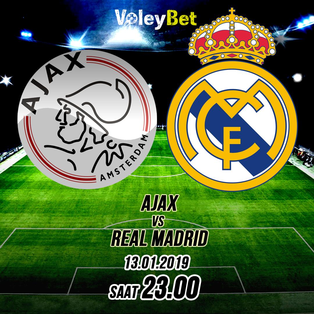 Şampiyonlar Ligi Maçın'da AJAX ve REAL MADRID'e başarılar dileriz !Bahis Heyecanı voleybet.com Voleybet'te! #AjaxRealMadrid #realmadridajax #uefa #uefaavrupaligi #voleybet #bahis #canlıbahis #iddaa