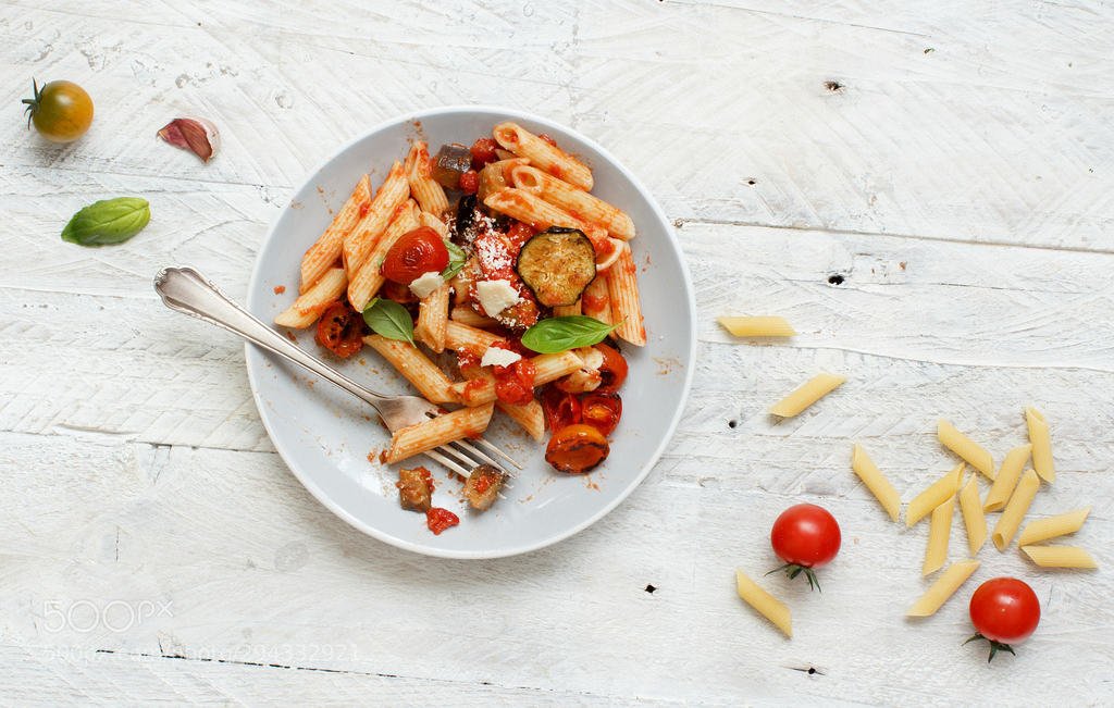 En_mi_salsa's tweet photo. Penne alla norma by katrinshine https://t.co/IyJvB1BbCo