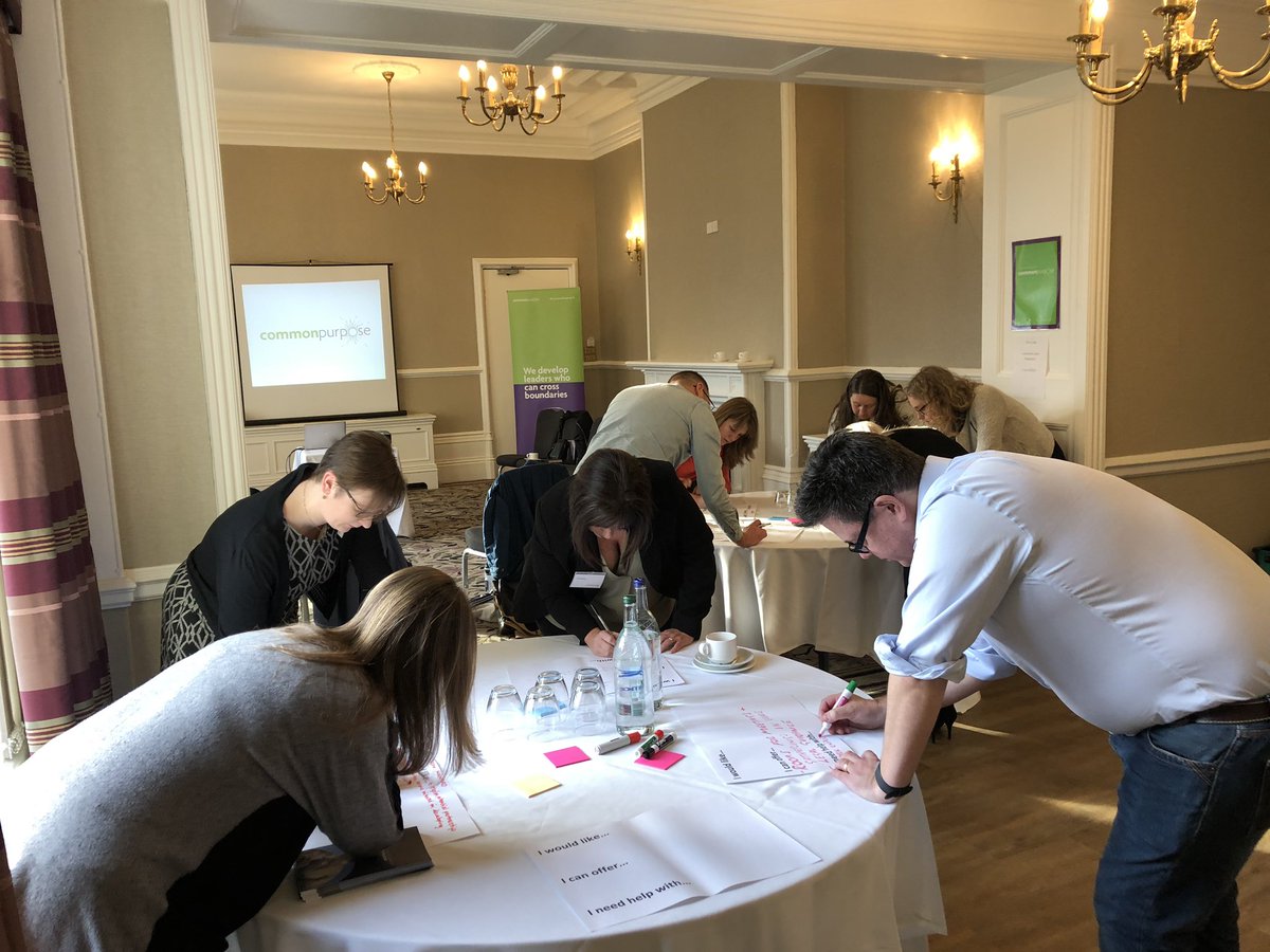 We’re at @kenwood_hall in #Sheffield today for core day three of our #Meridian senior leaders programme. Everyone is keen to stay connected and help each other however they can #CrossBoundaryLeadership @CommonPurposeUK