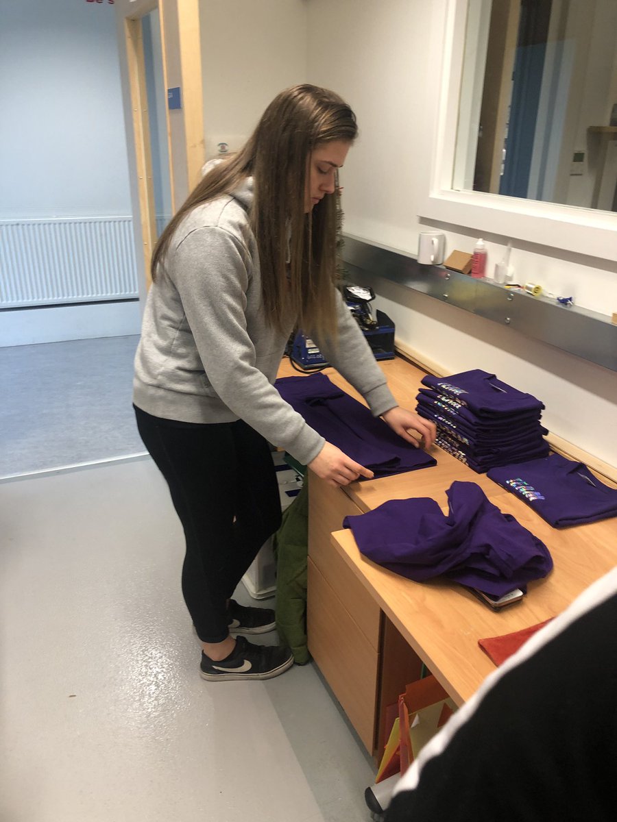 FATech_Ed's tweet photo. More like Team Olivia! As Olivia and Oliwia accept @TennerFiverYE challenge to produce tea shirts for The Angus Schools Happiness dance extravaganza concert #FORteamwork #FORenterprise https://t.co/jbKt3b76SA