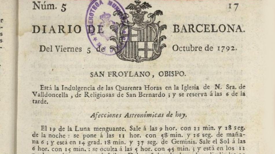 🗞️El Diario de Barcelona, fundado en 1792, era el periódico más antiguo del mundo en español, hasta que fue comprado y cerrado por el ayuntamiento de Barcelona en 2009 (siendo alcalde el socialista Jordi Hereu)
Algunos tabarneses hemos pensado en reabrirlo ¿Qué os parece la idea?