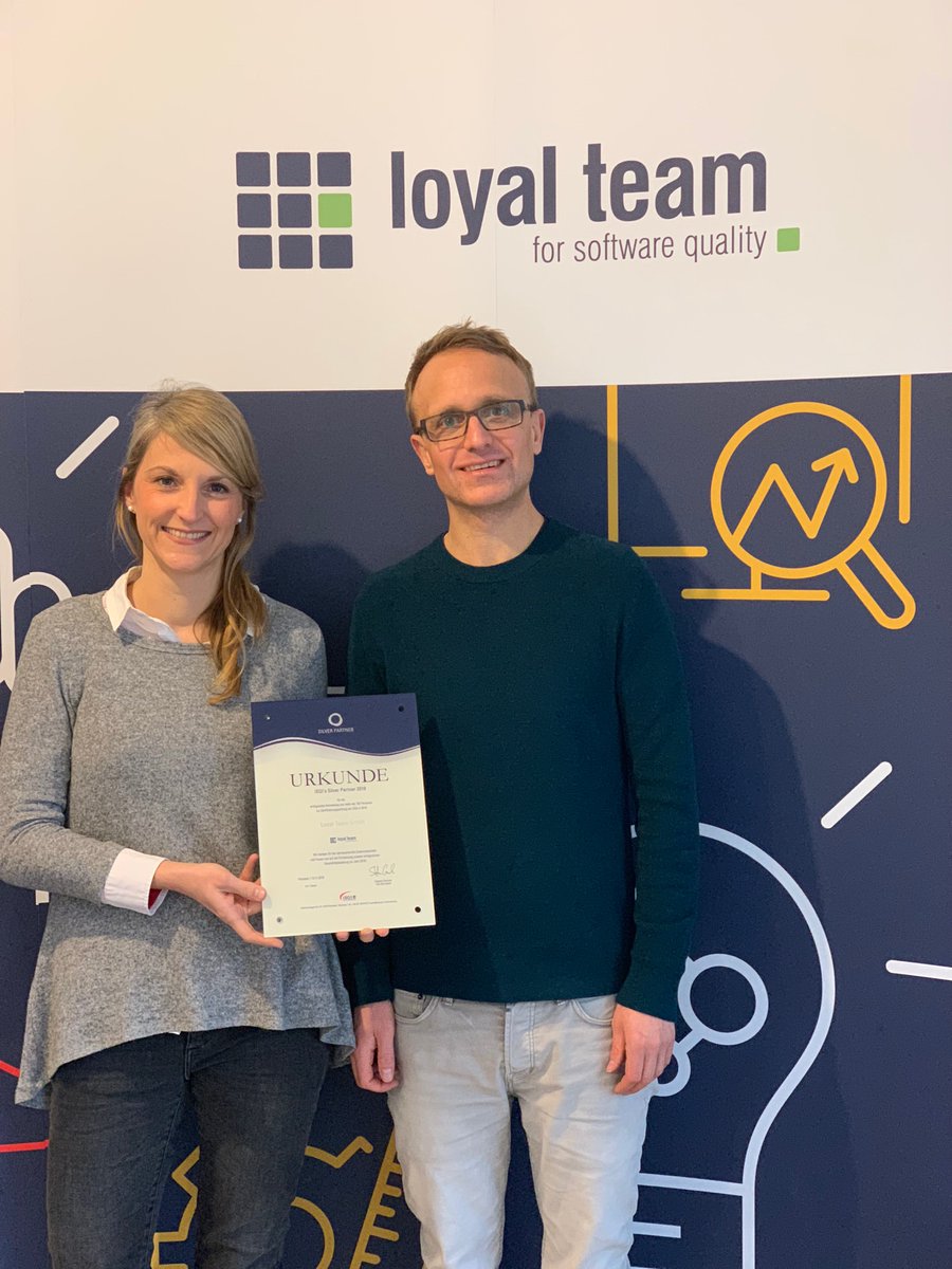 Silber-Partner des iSQI 2019 - Vielen Dank für die vielen erfolgreichen Prüfungen!