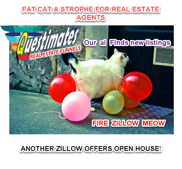 questimates's tweet photo. #Questimates #RealEstate #Funnel as your #Martech #hub.  Why?  @questimates #funnel enables integration of #CRMs, #emailmarketing #auto #responders, #Analytics @Zillow #Fat #Catastrophe #ZILLOW #OFFERS #listings are #Paid for with YOUR #realEstate #Advertising #Money #Fat #Cat https://t.co/PGHfJEGPnt
