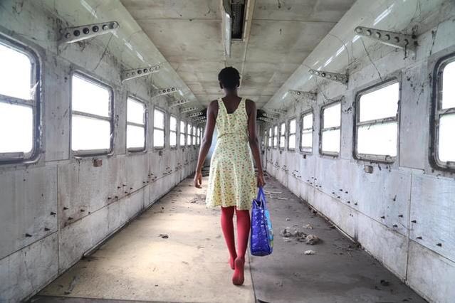 Congolese photographer Gosette Lubondo from her series Imaginary Trip.