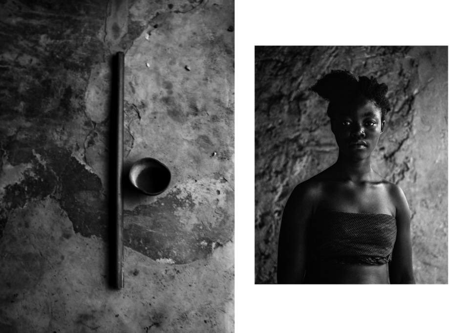 Egyptian photographer Heba Khamis from her series ‘Banned Beauty’ on breast ironing in Cameroon.