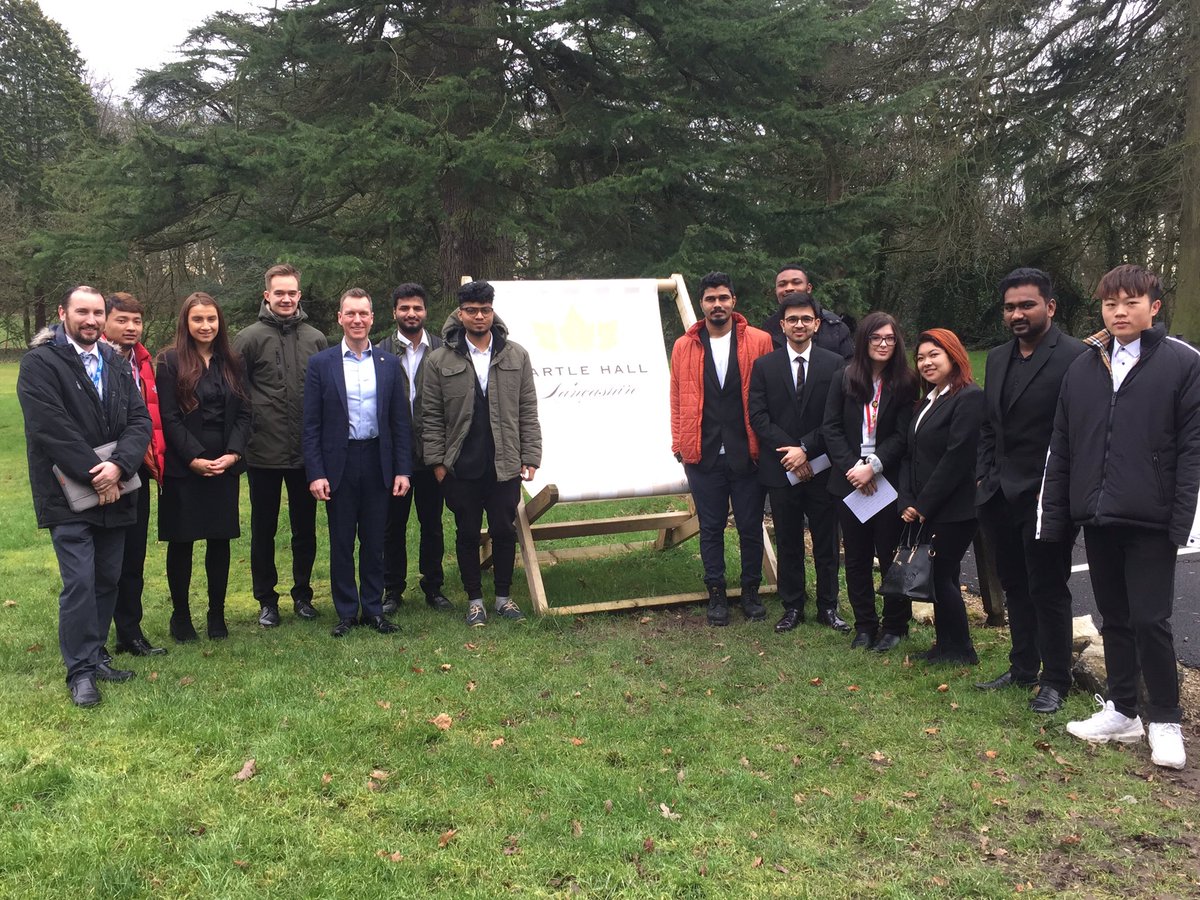 Fabulous day <a href="/BartleHall/">Bartle Hall</a> - BIG thank you to Andrew for showing our 1st year students around and helping to add real world experience of service quality to our taught modules - so much to see and do at such a lovely hotel! <a href="/THE_UCLan/">T.H.E. UCLan</a>