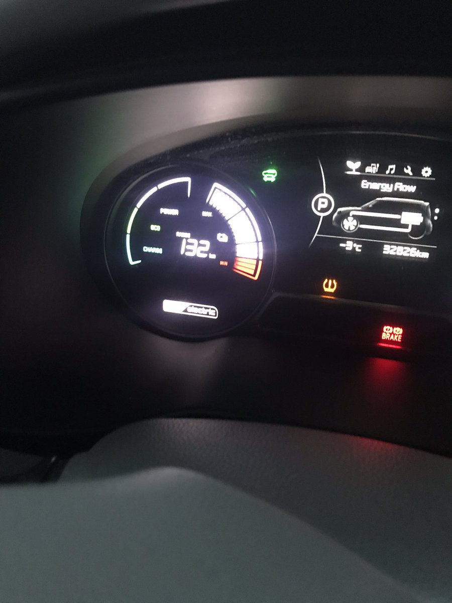 OurElectricSoul's tweet photo. I must say, I’ve been impressed with my @KiaCanada #ElectricSoul so far in this winters #duttystorm  ❄️. Snow day yesterday, today’s charge range still good, and a clear windshield 😬✅  #EVTimer #EVPerks @EVSociety @EVOwnersOntario @SoleSistahsGTA @YourEVguide https://t.co/2NX7iwOkJw