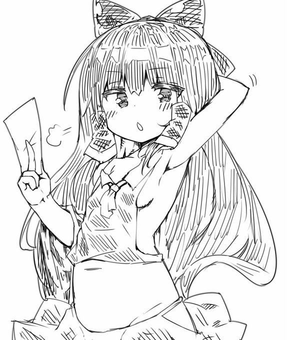 昨日のワンドロ
はいはい退治ーって感じの霊夢さん
#深夜の真剣お絵描き60分一本勝負 