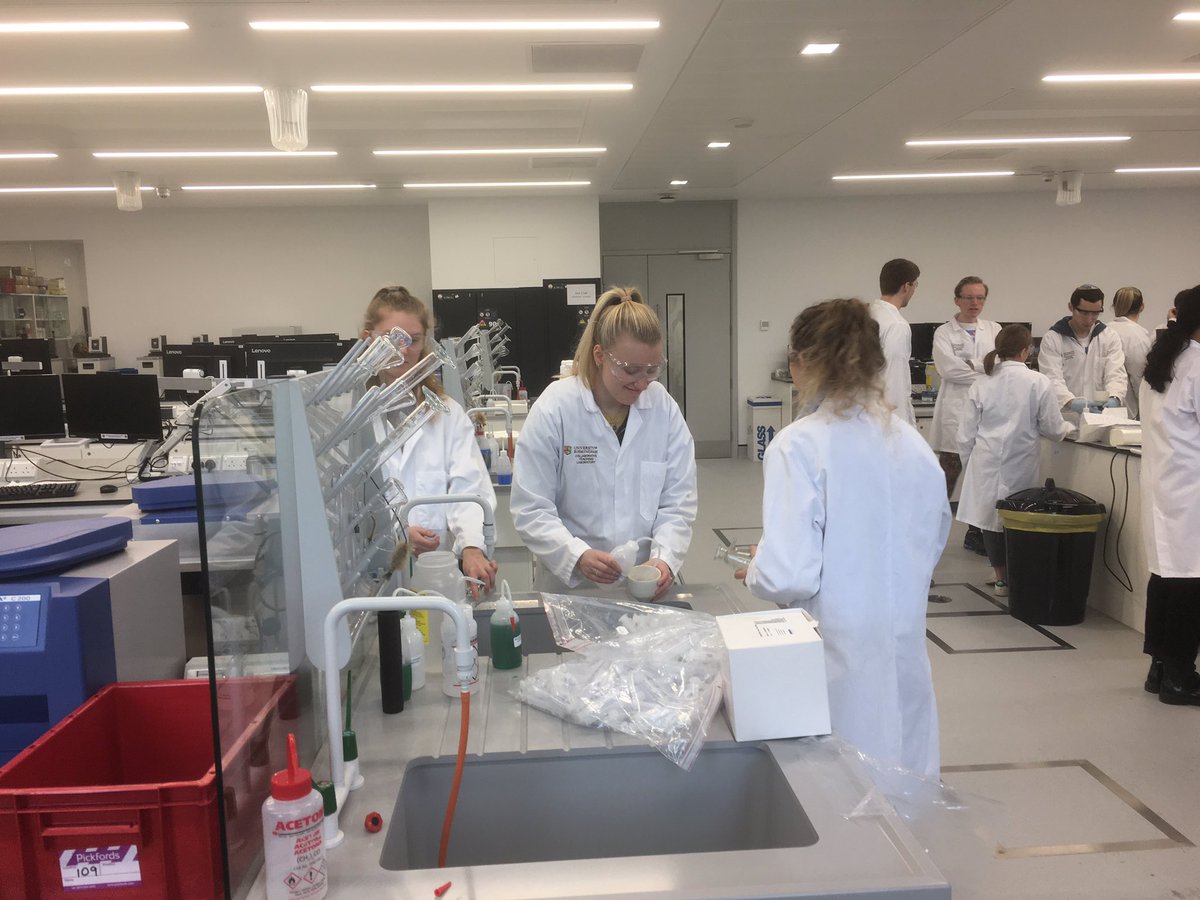 samdeolai's tweet photo. Training Geography students in soil chemistry: comparing pollutants leaching potential of different soil types. The CTL labs offer the needed space and tools. Research and transferable skills matter and we take it seriously. GGM233 module @GeogBham @Soil_Science @EVS_Bham https://t.co/AT0MNX2Qy9
