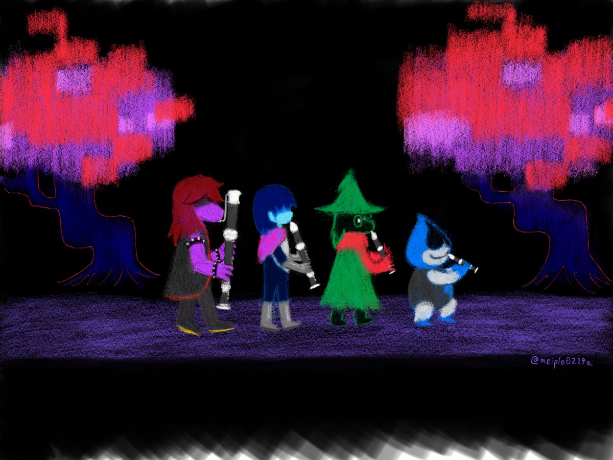 楓華 創作垢 V Twitter でるた音楽隊 笛 Deltarune デルタルーン Kris Deltarune Susie Deltarune Ralsei Lancer Deltarune Undertale アンダーテール T Co Snj9fpazlk T Co C47pyhfiyk