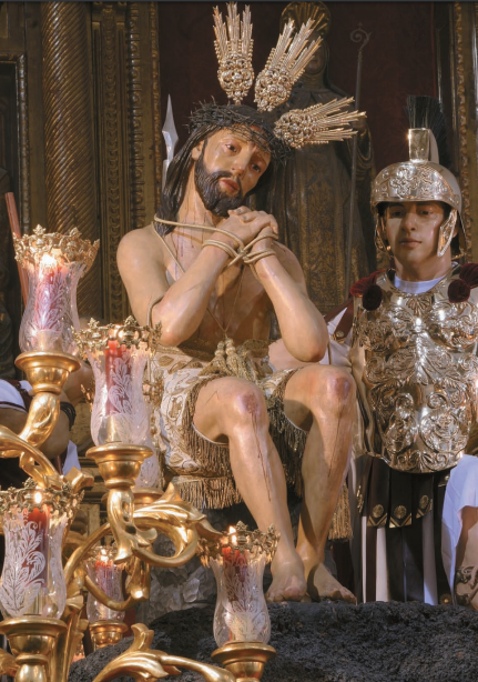 dCofradias's tweet photo. #dCofradiasPorLaProvincia
Acompañan al misterio cuatro imágenes secundarias, tres soldados romanos y un sayón, conocido popularmente como “el Macaco”, todas ellas obras de Jesús Curquejo en sustitución de las anteriores de Paz Vélez. https://t.co/2qerLFaEuy