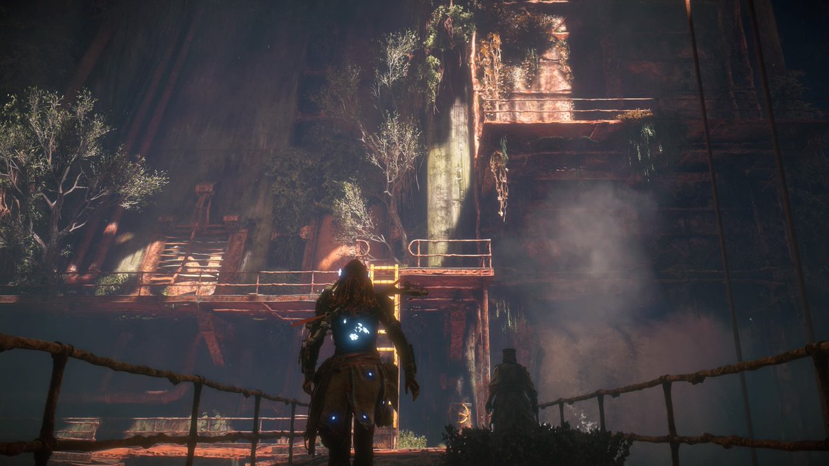 Aqoiry's tweet photo. The old dam #HorizonZeroDawn #HZDPhotoMode #PS4share #PhotoMode #VirtualPhotography #Gametography #VGPUnite https://t.co/qVBgx82MHj