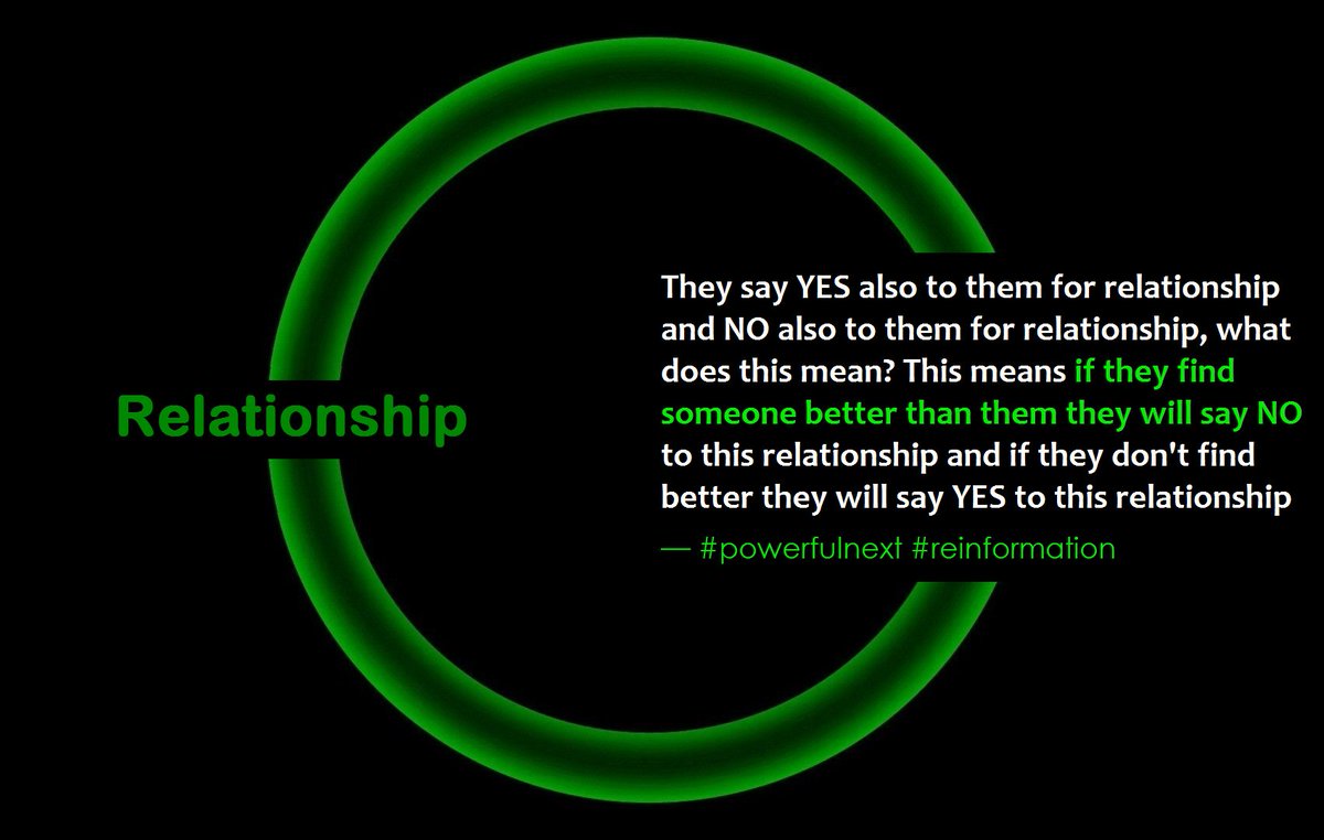 iPowerfulnextR's tweet photo. " They say YES also to them for relationship and NO also... 
~  #powerfulnext #reinformation 

#relationshipR #lovequotes #relationshipquotes #relationshipgoals #quoteoftheday #truthquotes #relationshiptruth #relationshipadvice #quotes #couplesquotes #relationshipproblems https://t.co/LtWkWmx0Nw