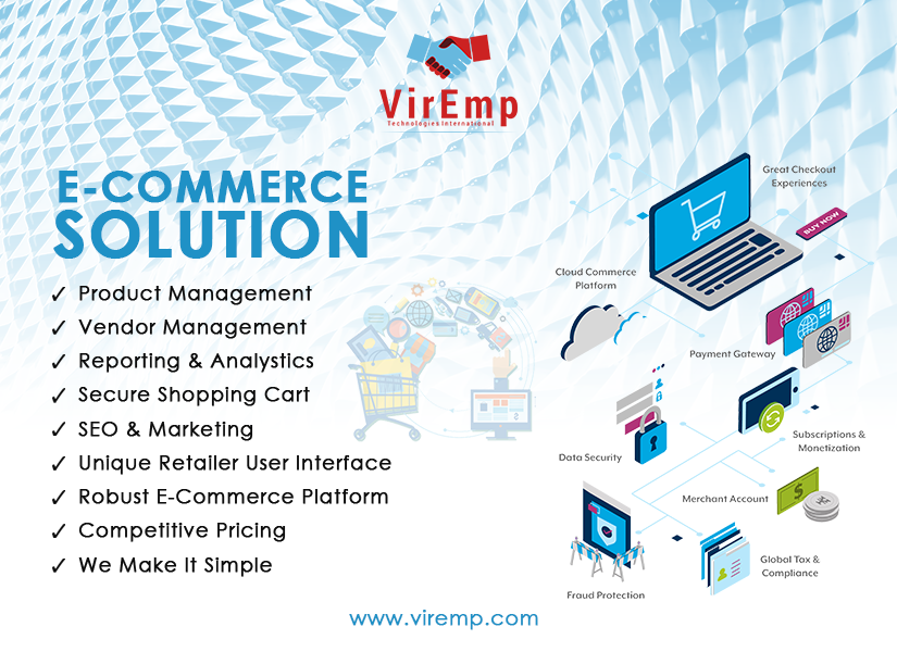 viremptech's tweet photo. E-commerce development is highly important in today's competitive environment, 
Get a quote for E-Commerce Services:
https://t.co/Um73S0G8Jx

#eCommerce #onlinestore #onlineshopping #shoppingcart #pakistan #software #house #viremp https://t.co/DYEe7cx8MJ