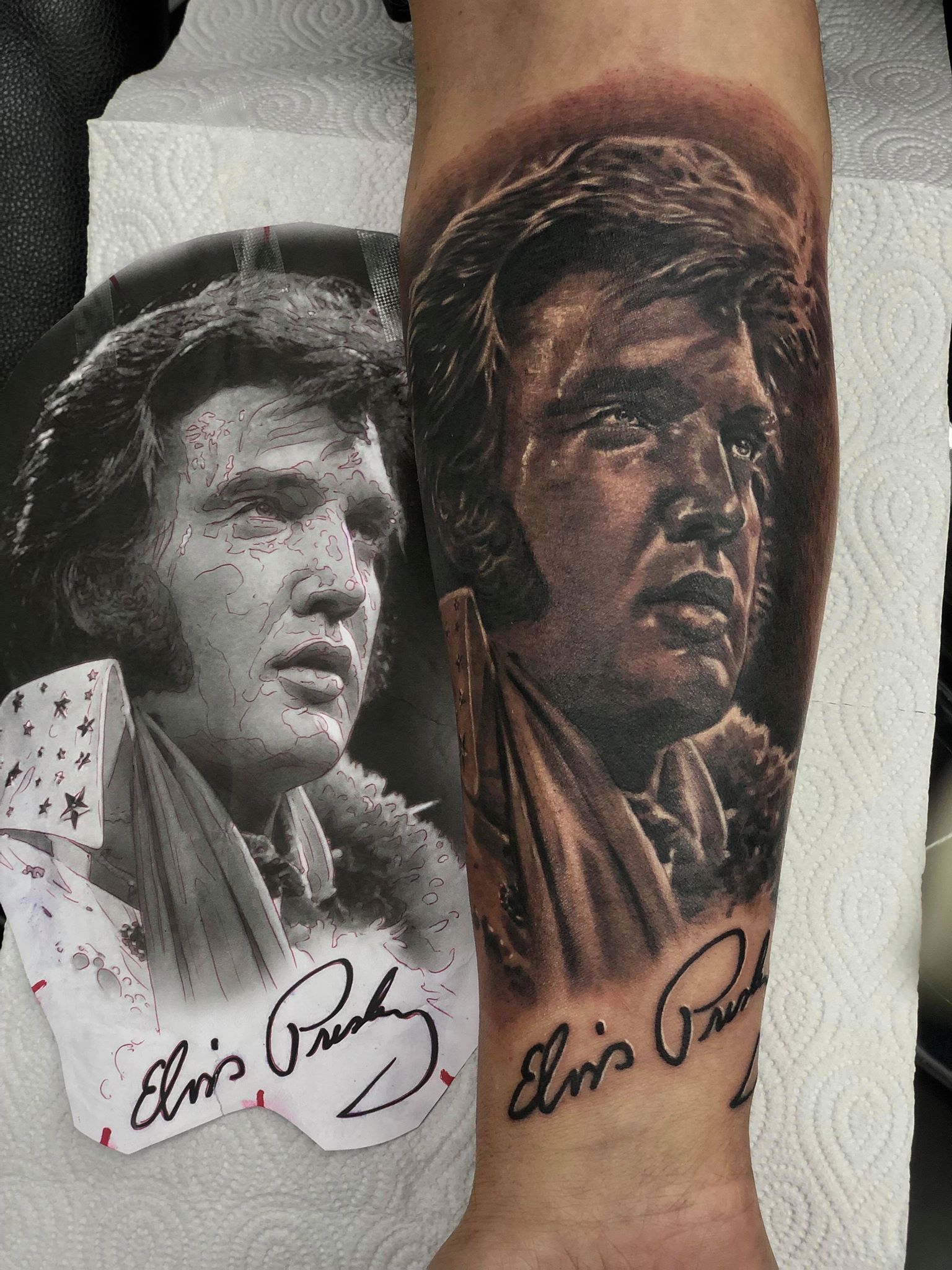 60 Elvis Presley Tattoos For Men  King Of Rock And Roll Design Ideas   Tattoos for guys Tattoos Hand poked tattoo