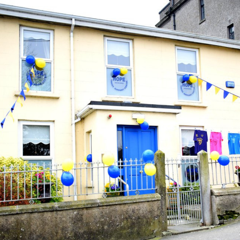 HopeandDream10's tweet photo. It costs approximately €436,000 per annum to open the blue door of the Hope Centre.  Our service is #free to people affected by #cancer, we need to #raise 81% of the #funds we need. #Help us #help each other 🏃‍♂️🏃‍♀️https://t.co/rOHywcKwxy https://t.co/dO3tbYX0MG