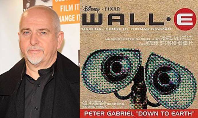 Happy 69th Birthday to Peter Gabriel! The singer who performed Down to Earth from WALL-E. 