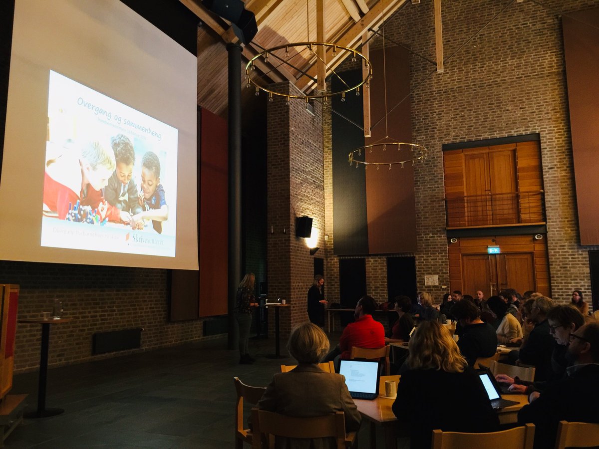 Heidi Sandø og Maria Hole-Forsmo ved <a href="/Skrivesenteret/">NTNU | Skrivesenteret | The Writing Centre</a> snakker i dag om overgangen fra barnehage til skole for barnehage- og skoleledere i <a href="/Trondheim/">life</a>. språkløyper.no #overgangspakken #språklæringogmestring