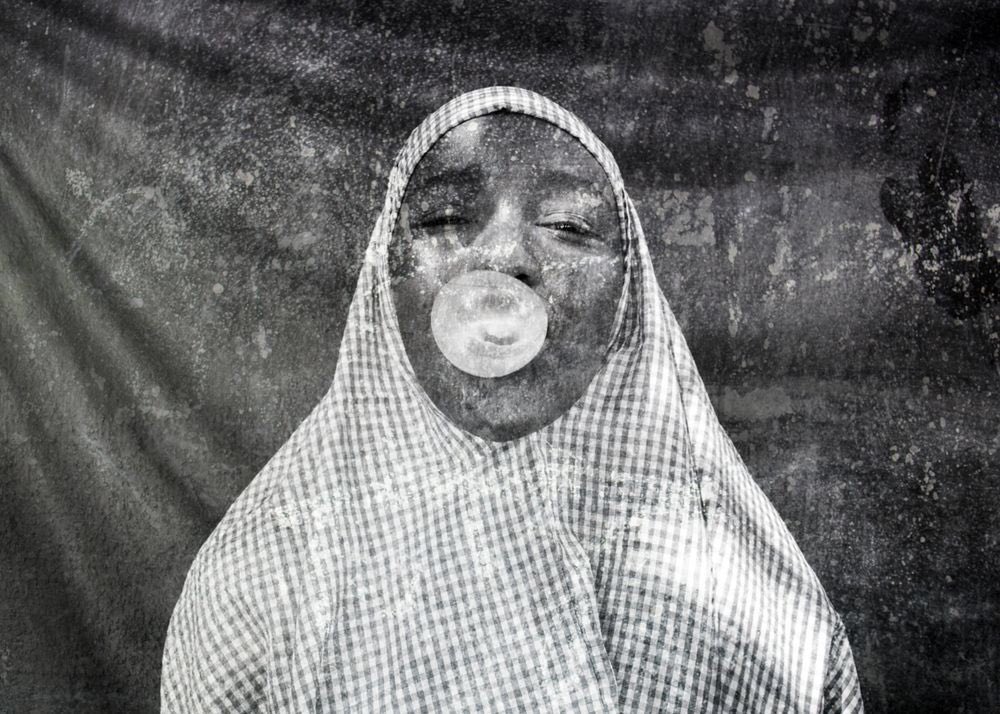 Nigerian photographer and artist Rahima Gambo from her series ‘Education is Forbidden.’