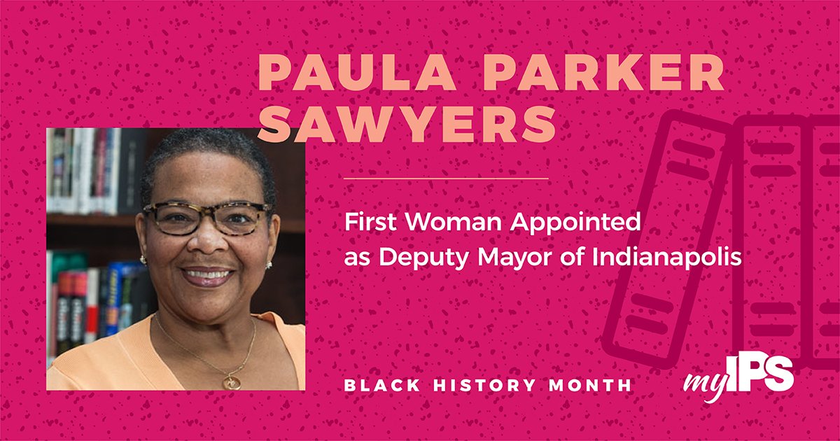 #BlackHistoryMonth: In 1989 Paula Parker Sawyers became the first woman appointed as Deputy Mayor of Indianapolis under Mayor William H. Hudnut III.