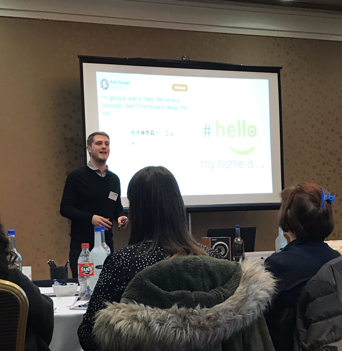 DanielleJacob91's tweet photo. Fantastic presentation reguarding the image of midwives/ professionalism @JonathanCliffe8 #BJMConference #BangorUniversity #StudentMidwife https://t.co/wD8n3A0mfq