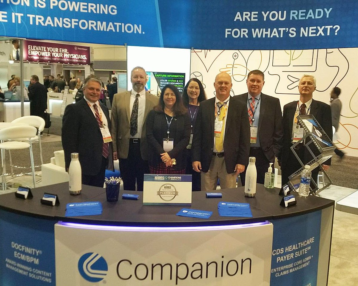 DocFinity's tweet image. If you are at #HIMSS19, stop by Booth 1515, where we are demoing our award-winning content management solutions with Companion Data Services!
#HIMSS2019 #ECM #workflow #automation