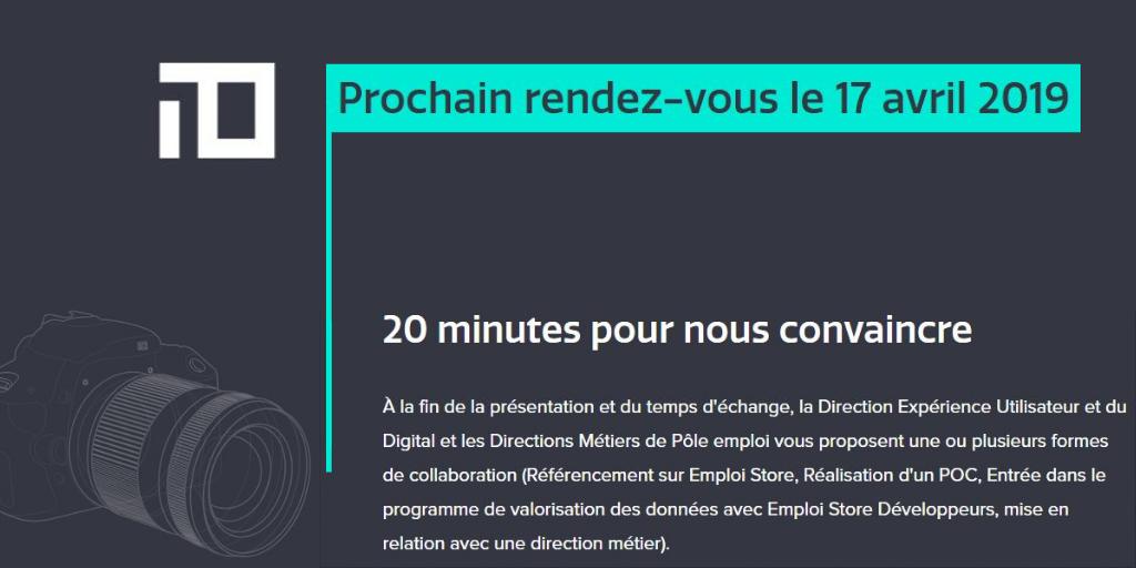 poleemploi_IO's tweet photo. ⏲️ J-7 : Le 20 Février nous accueillons @Onecub @insideboard_tw @BRAINCITIES #WaitIt dans le cadre de Pitch@Pôle.
Vous avez raté l'occasion et souhaitez aussi nous rencontrer ?
📅A vos agendas : Prochaine session le 17 AVRIL 2019
Inscrivez-vous ici ➡️ https://t.co/eAltFBvQU5 https://t.co/Yb2VKoLXAh