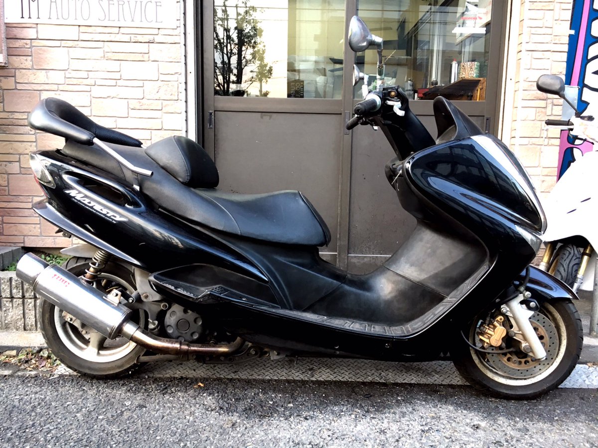 値下げ❗️早い者勝ち！フルエアロ　マジェスティ125FI 絶好調 マジェスティ125 カスタム 売ります 6万円です♪ ROSSOマフラー、DCR