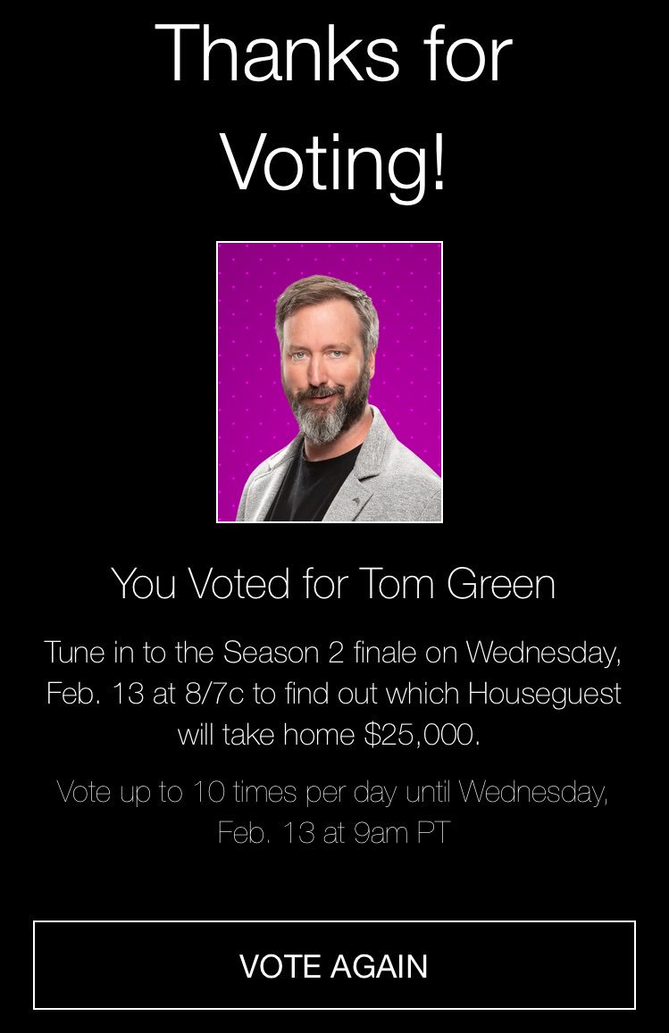 thalia_freds's tweet photo. I’ll be fine if one of these two wins AFP tonight during the finale #CBBUS2 #BBCeleb #TomGreenForAFP #TamarBraxtonForAFP https://t.co/HwUn3PX7Mu