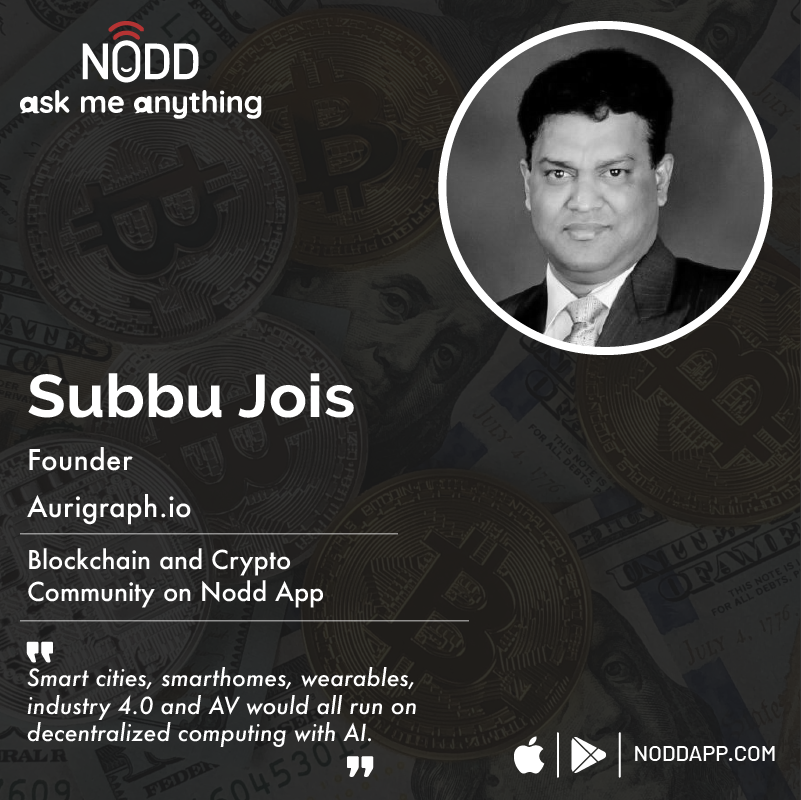 Nodd_App's tweet photo. The AMA (Ask Me Anything) session's transcript with Subbu Jois is now available on Blockchain and Crypto Community.@subbujois @Aurigraph_io
Click on the link to Read more:
https://t.co/VV6ANuzYXV
Join Nodd and be a part of our Community:
https://t.co/dS5R2d9pzH
#Nodd #NoddAMA https://t.co/bbu36c0rtb