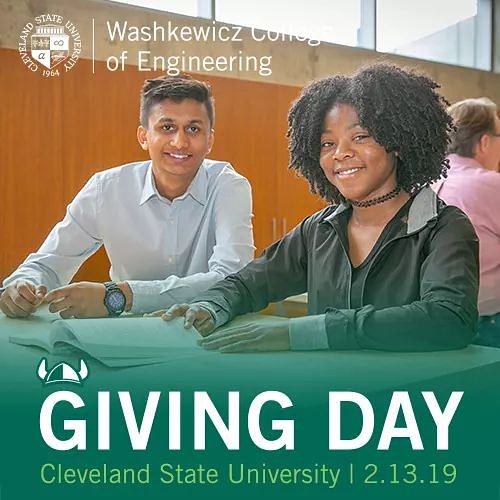 It's #CSUGivingDay Donate now @  csugivingday.com/giving-day/102… <a href="/CLE_State/">Cleveland State University</a> @cle_vikings <a href="/CSUMakerspace/">Dan T. Moore Makerspace at CSU</a>