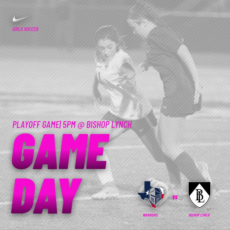 NavyOut's tweet photo. The Lady Warriors head to Dallas to take on Bishop Lynch in their Bi District Match!!
⚽️@LCS_WSoccer 
🆚@blathletics 
⏰5PM
📍@BishopLynch https://t.co/IXJBs6FE0M