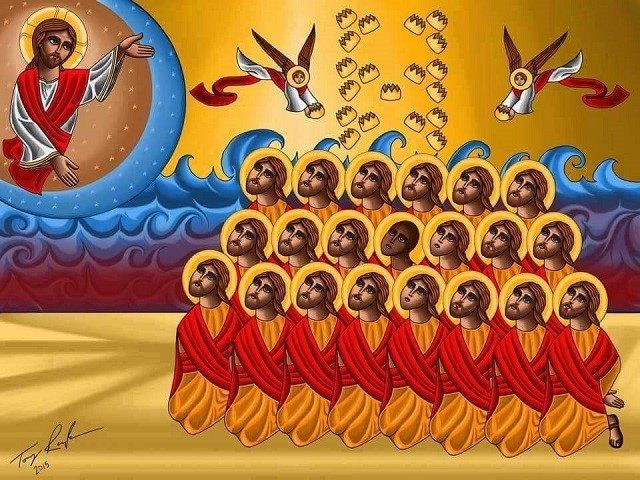 CopticMediaUK's tweet photo. 'The #21Copts give us a window into what martyrdom really means' Archbishop Angaelos @BishopAngaelos @PressClubDC @PloughBooks @RFInstitute https://t.co/cjlVFaNpUU