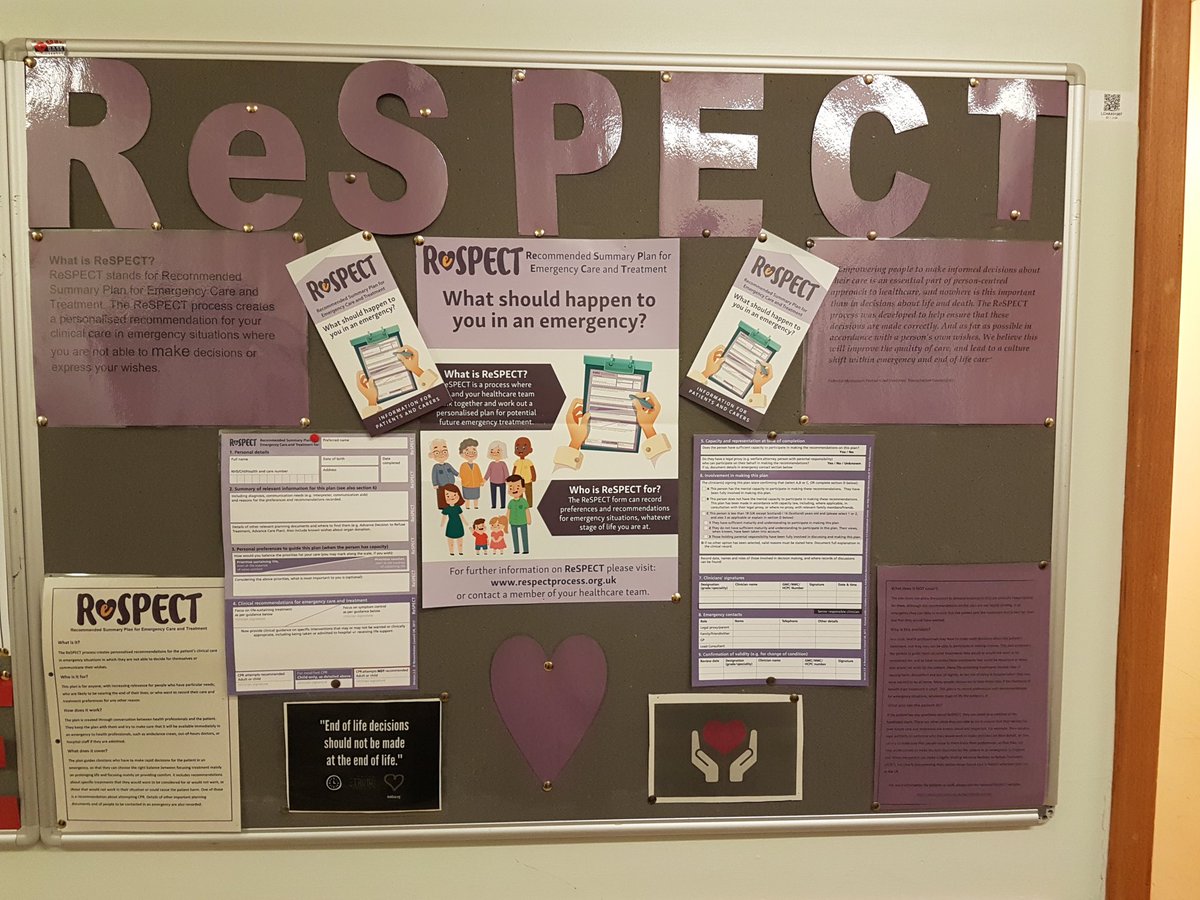 LincolnshireRe1's tweet image. Another fantastic #ReSPECTprocess display board seen today, couldn't help but take a photo. Well done to @ColebyWard a really informative and eye catching board #LincsReSPECT