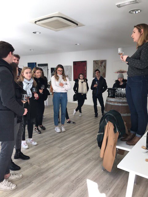Visite de la maison des vins de fronton et essai yoga 🙏🏻&amp; wine 🍷avec <a href="/FranceGerbal/">France GERBAL-MEDALLE</a>, responsable filière vin et oenotourisme au #bachelor de @ToulouseBS. Merci <a href="/TiboVino/">Tibo Vino</a> pour cette découverte très appréciée 😀! 
#vinsdefronton <a href="/HauteGaronne/">Haute-Garonne</a> #viticole  #WeAreTBS
