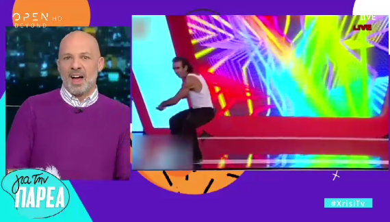 thanasima_agna's tweet photo. ΕΠΕΣΤΡΕΨΕ μετα το #annitagr και στο #TheLolShow o Eλληνας Μπρους Λι! #giatinparea https://t.co/lc6pYJXUOi