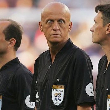 Happy 59th Birthday to legendary no nonsense referee Pierluigi Collina - you wouldn\t want to get on his bad side 
