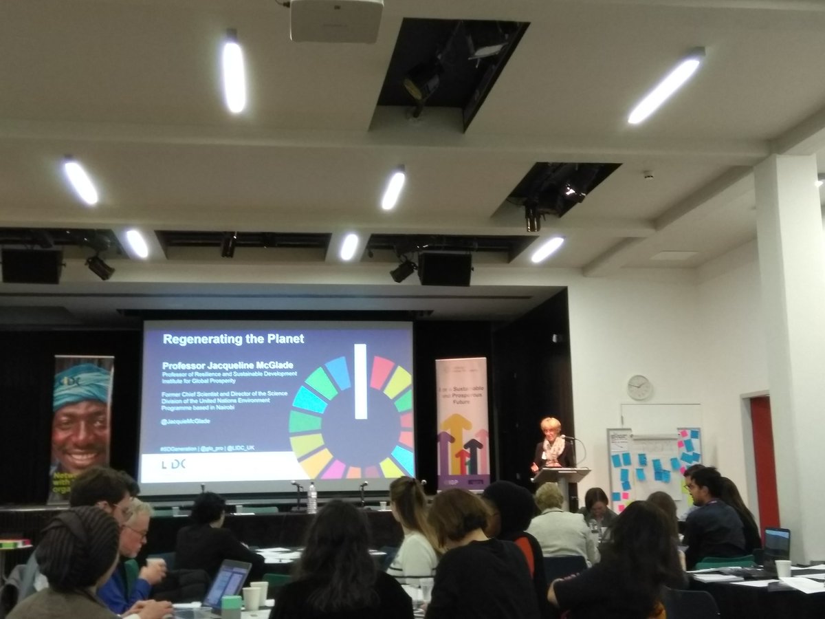 A lot of people get lost in the enormity of the challenge of the SDGs. Citizen Science needs to step up! Jacquie McGlade kicks off our afternoon sessions with her inspiring keynote #SDGeneration @glo_pro @LIDC_UK @JacquieMcGlade