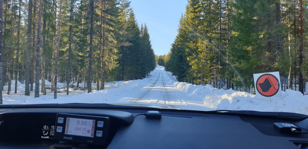 Great winter conditions so far for <a href="/RallySweden/">Rally Sweden</a> ! ❄️👌🏼

#Recces #TOYOTA #TGR_WRC #WRC