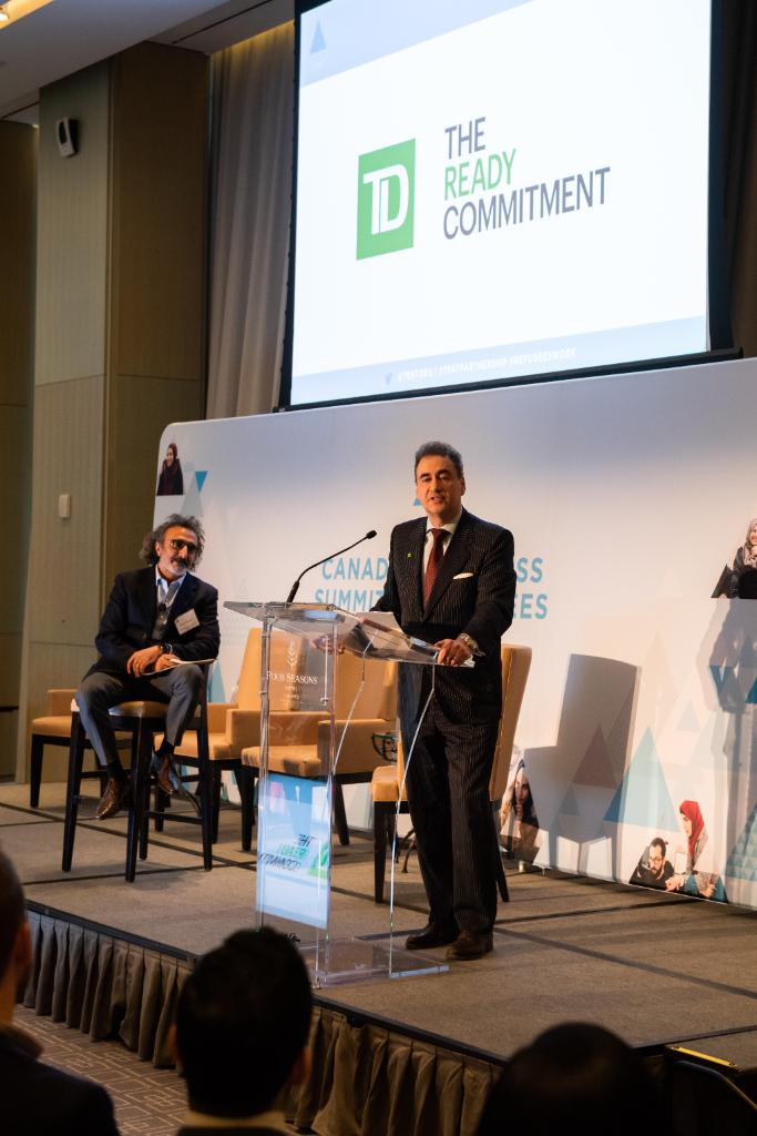 Last week at the first ever Canadian Business Summit on Refugees, TD's <a href="/JohnFPrato/">John F Prato</a> announced our commitment to supporting refugees in Canada with <a href="/TentOrg/">Tent Partnership for Refugees</a>. Read more here: bit.ly/2SgbkMx #TheReadyCommitment