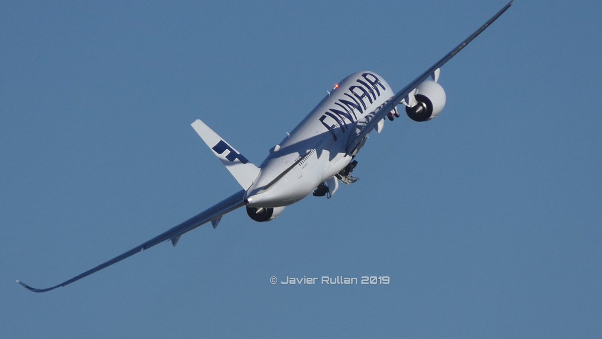 JavRullanRuano's tweet image. El #a350finnair #wingwave  #deliveryflight now 😁 interesting vídeo