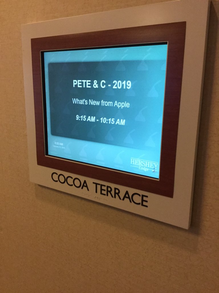 marlflite's tweet photo. Everyone knows it’s my favorite session here every year! #PETE2019 https://t.co/s9dSjcW3Eh