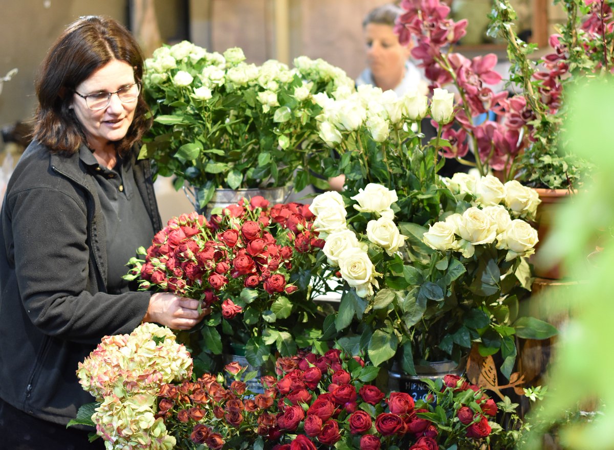 dartsfarm's tweet photo. Roses are red,
Violets are blue,
Our award winning florist, Anna,
Has the right ones for you!
#valentines #valentinesday #notlongtogo #haveyougotyourpresentsorted #avoidthedoghouse #everyonelovesflowers #dartsfarm #growingthepassion #farmshop #local #flowers #flowershack #floral https://t.co/0gq6qrfA8z