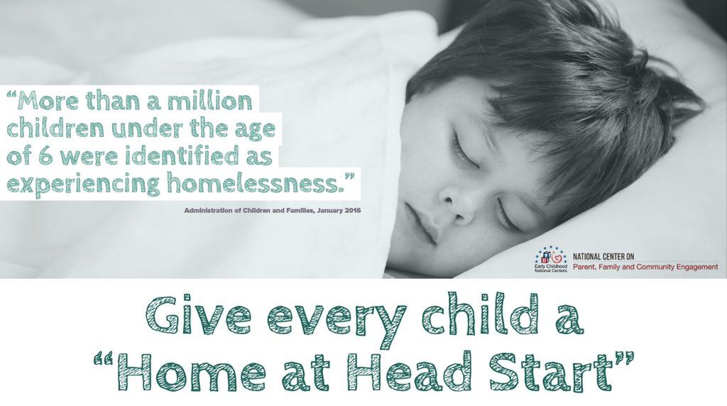 HeadStartgov's tweet photo. #DYK? More than 1 million children ages birth to 5 experience homelessness, &amp; all are eligible for a #HomeAtHeadStart. Find out if a family meets the McKinney-Vento definition of homelessness using the decision-making tool handout in the Resources tab: https://t.co/3MQwfvcrya https://t.co/IPjQ0kCfIv
